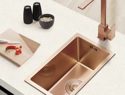 Gold Stainless Steel Undermount Kitchen Sink