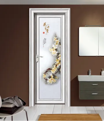 Classic Style Aluminium and Glass Casement Door for Bathroom and Kitchen