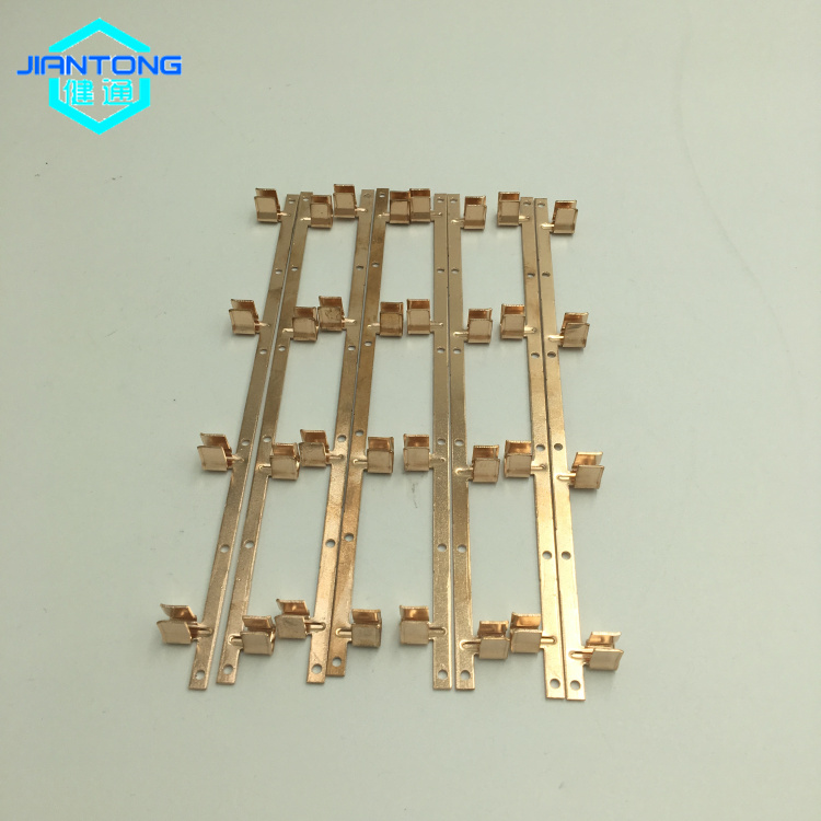 custom precision progressive die copper small electronic stampings