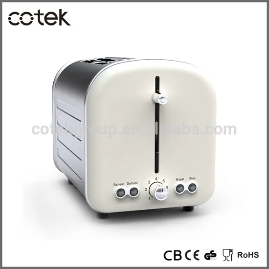 2 slice stainless steel toaster/ toaster oven/ anti-jam toaster