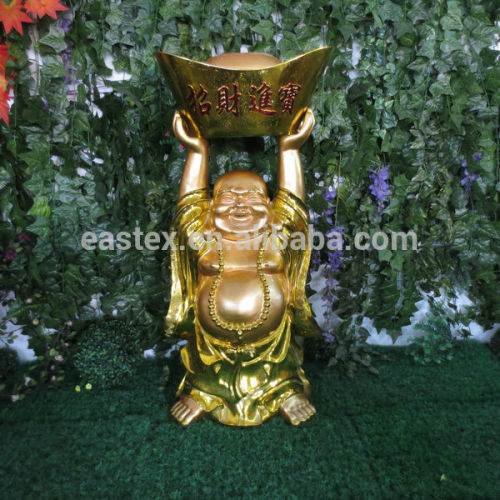 home and garden golden buddha statues / fiberglass buddha statue