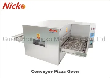Commercial Stainless Steel Fast Heating Bakery Equipment 20 Inches Electric Conveyor Pizza Oven