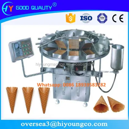 Sugar Egg Rolled Cone and Wafer Stick Making Machine