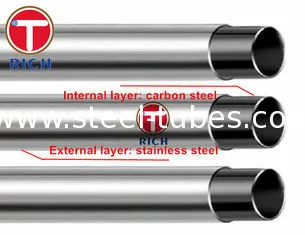 GB/T 18704 Stainless 12Cr17Mn6Ni5N Steel Clad Pipe