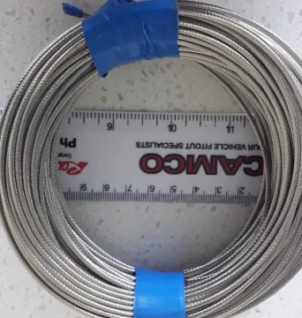 1X19 stainless steel wire rope 1/2in 304