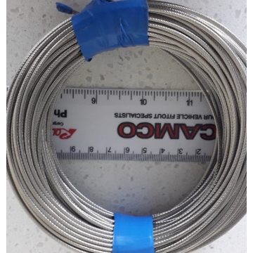 1X19 stainless steel wire rope 1/2in 304