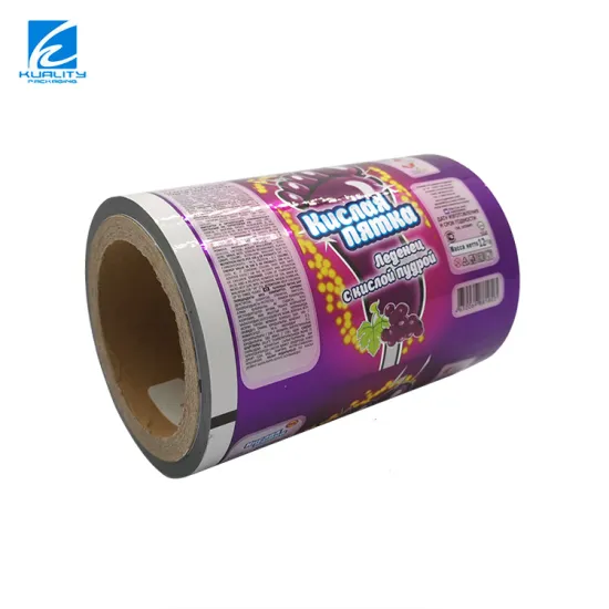 Custom Printed Aluminum Plastic Laminated Candy Packaging Foil Film