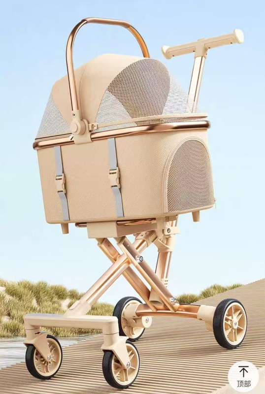 Comfortable and safe pet stroller