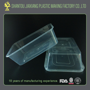 hot sale high quality plastic square clear box with lid
