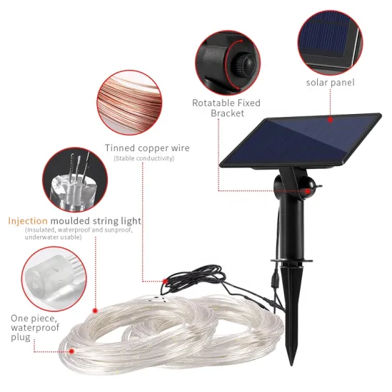 Yunduo Outdoor Solar String Lights Waterproof LED Patio Lighting S14