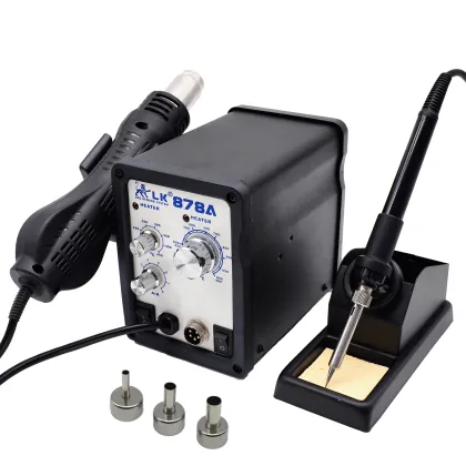 Two-in-One Soldering Station with LK 878A Soldering Irons for Rework