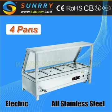 Hot selling electric kitchen machine food warming showcase cabinet with curved