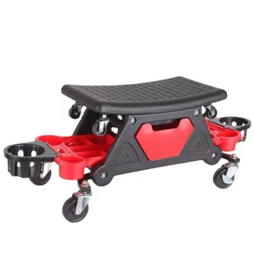 Multi-Wheel Movable Car Care Washing Work Stool with Thickened Seat
