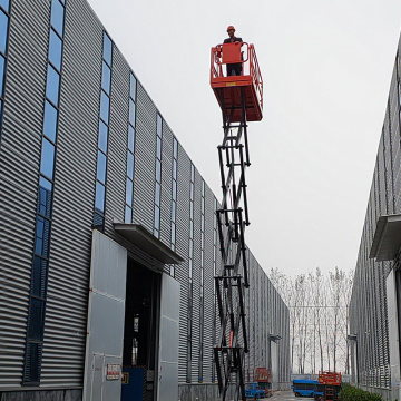 Plataforma de elevador de elevador elétrico portátil de tesoura hidráulica