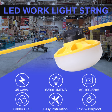 Lumière de corde de construction
