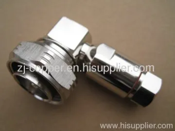 7/16 Din Male Right Angle Connector For 1/2"superflexible Cable 