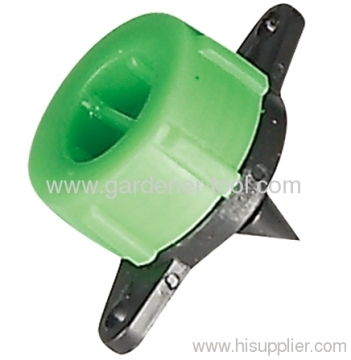 Plastic Micro Irrigation Dripper For Micro Irrigation With Two Hole 