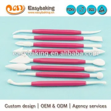 8pieces custom fondant cake decorating tools