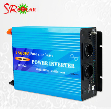 Shenzhen Manufacture 12v 220v pure sine wave 1500w inverter