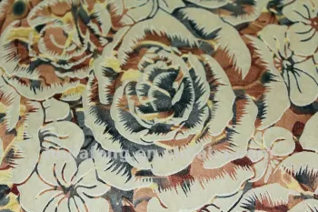 bronzing suede new design warp knitting fabric