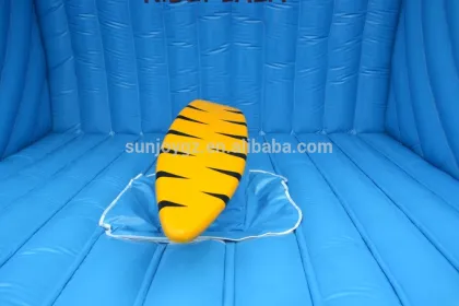 Surfing simulator sport game inflatable mechanical surfboard