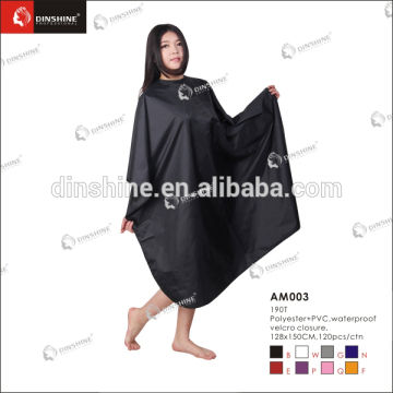 high quanlity fashional waterproof pvc hairdressing capes