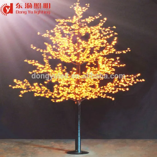 Outdoor waterproof cone shape light up cherry trees for christmas tree
