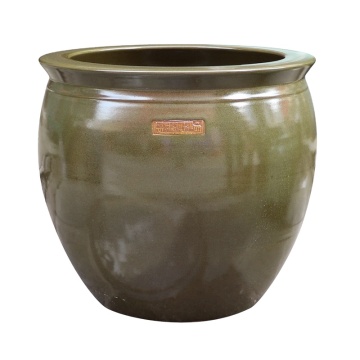 Unique Tea-dust Glaze Color Ceramic Flower Pot RZUU01-02-03-04
