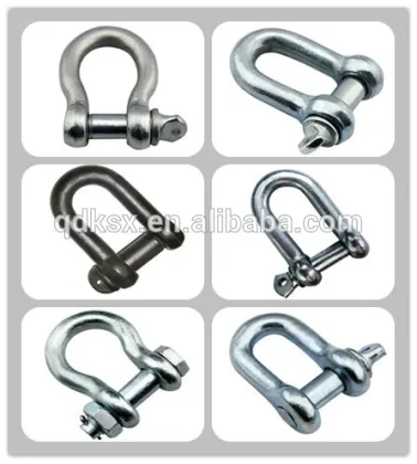 Rigging hardware European type Large D shackle