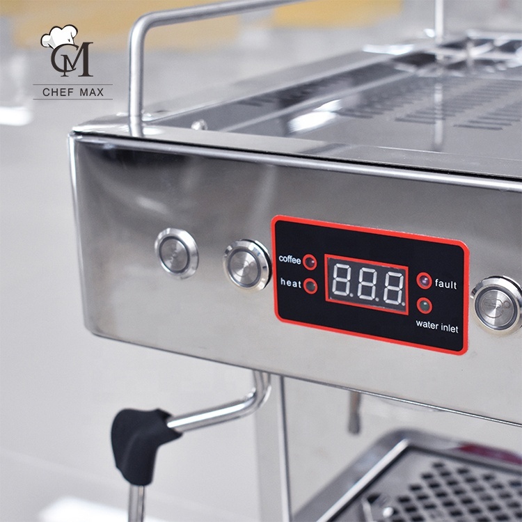 Commercial Coffee Machine with Steam, Roast and Chocolate Powder Function