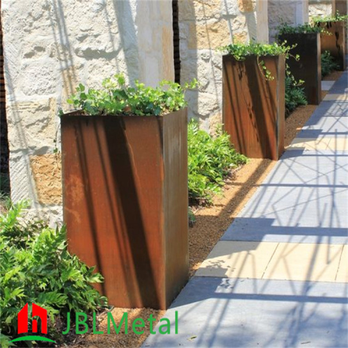 Courteard Corten Steel Rusty Metal Planters