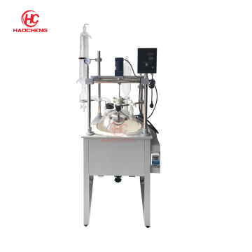 20L Lab Continuous Stirred Tank Single Layer Glass Reactor
