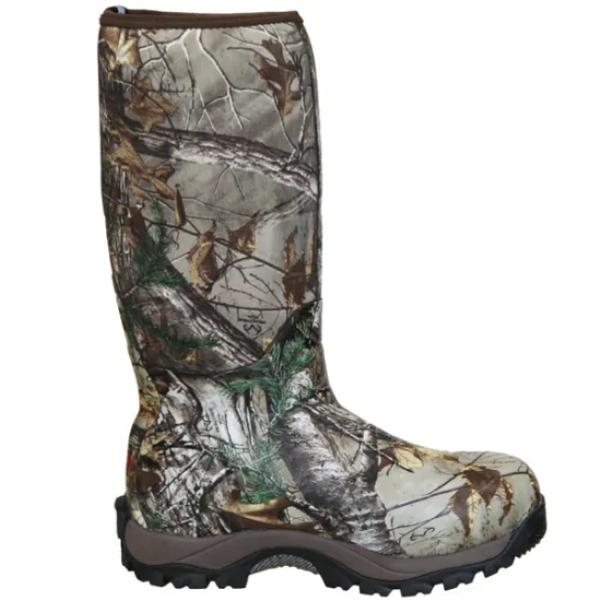 Mens Lightweight Camouflage Neoprene Hunting Boots