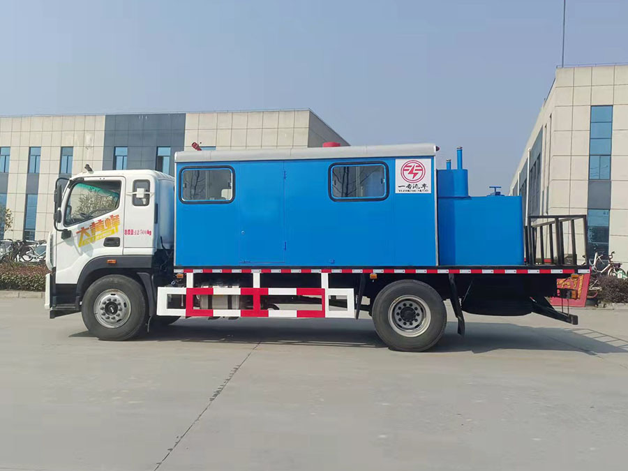 مولد البخار المتنقل EV Diesel Truck Goriler Truck المستخدمة في حقل الزيت