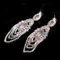 Gold Sparkly Crystal Women Fashion Earrings