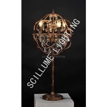 Popular American ORB desk lamp in rustic finish