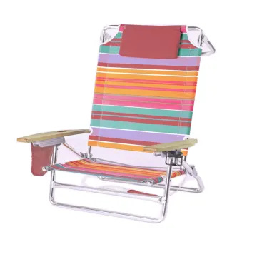 Luxury Folding Reclining Outdoor Aluminum Beach Chair