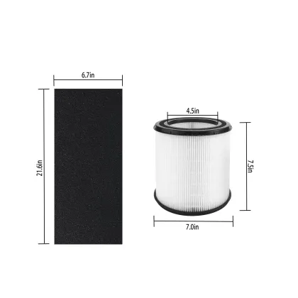 Replacement Filters for GermGuardian AC4700 Air Purifier: Activated Carbon & H13 True HEPA Filter Set