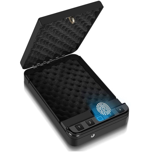 Biometric Gun Safe for Pistol - SPS-BF01 (Black)