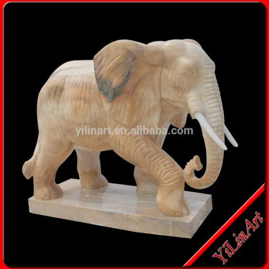Hot selling stone garden elephant statue for wholesales