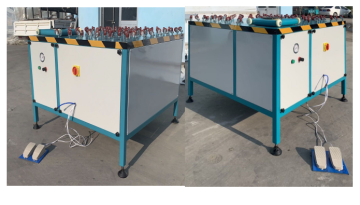 2000mm Rotating Glass Turning spreading Table