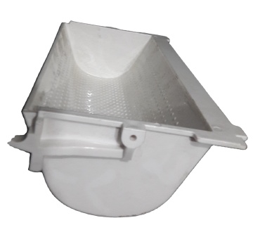 BL4018 Mexico Hot Sale 3.8L ABS Z Type Elevator Oval Plastic Bucket
