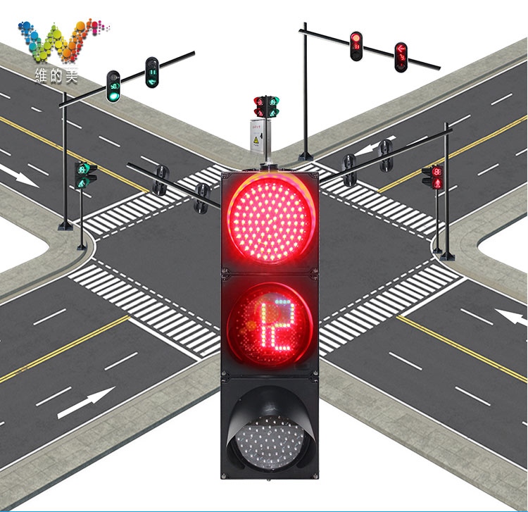 3 aspect led traffic light_01