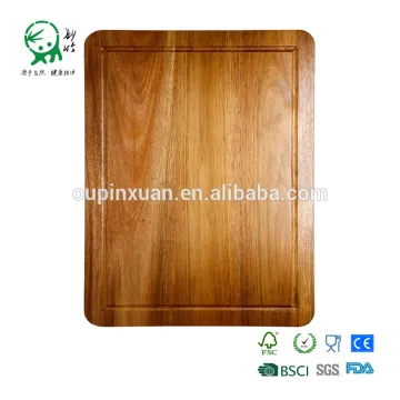 Acacia Wood Cutting Board with Juice Groove