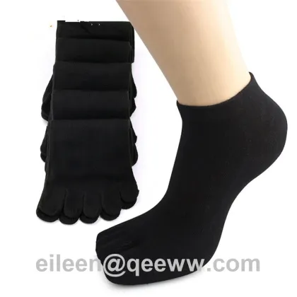 2016 Yhao New Men Toe Socks Health Care Absorbent Antibacterial Deodorant Cotton toe socks