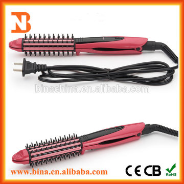 low price hair straightener and hair curler set in one
