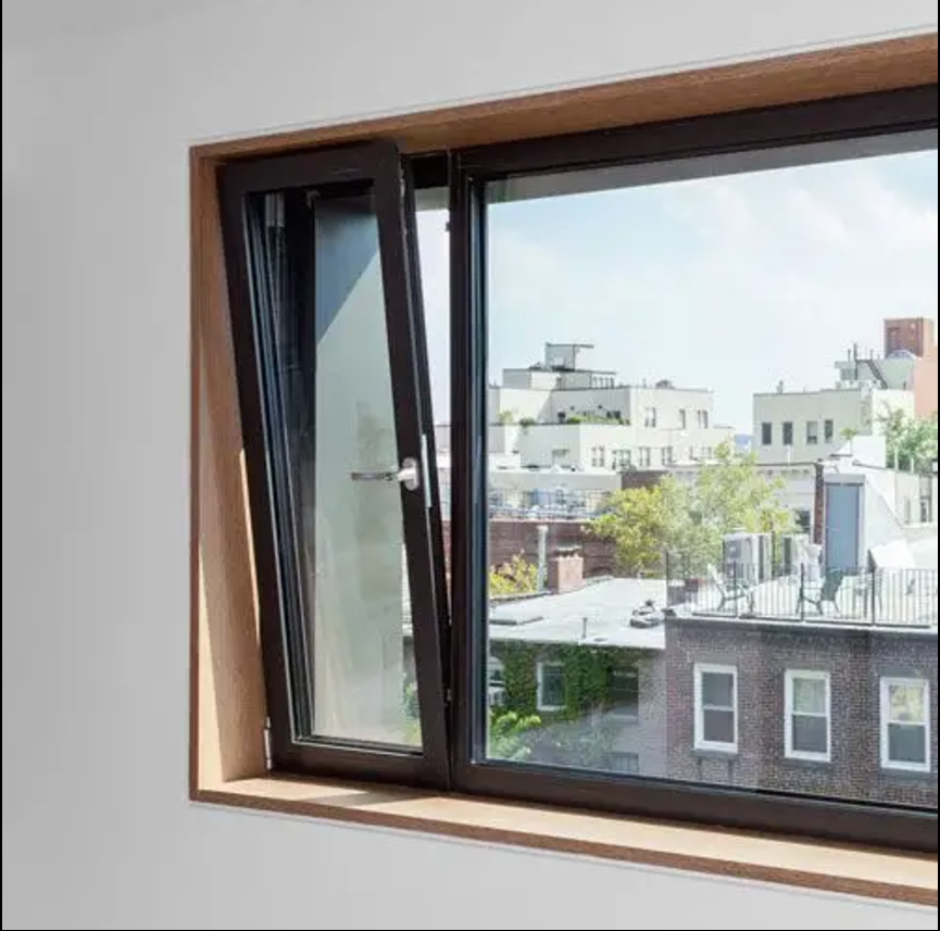 Aluminum tilt and turn windows