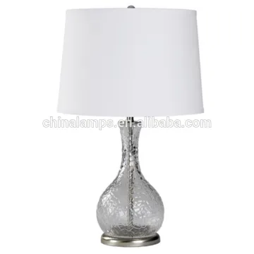 Antique metal table lamp with animals shade metal chrome table lamp gray glass table bedside nighlight with linen lampshade