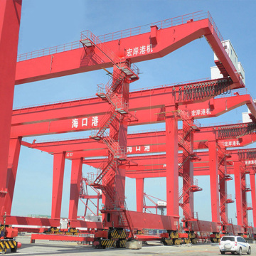 40 Ton & 30 Ton Container Handler Crane Rail Mounted Gantry Cranes for 40ft Container Lifting