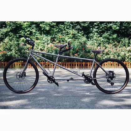 Customizable Lightweight Titanium Tandem Bicycle Frame